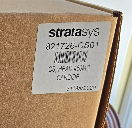 Stratasys 450mc/380mc CARBIDE Printhead 821726-CS01 - New/Unused