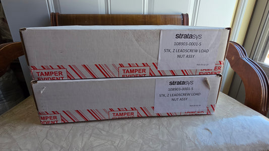 Stratasys F900/900mc STK, Z LEADSCREW LOAD NUT ASSY - 108903-0001-S